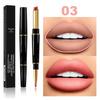 12 Color Sexy Red Matte Lipstick Lip Liner 2 In 1 Makeup Matte Lipstick Durable Waterproof Nude Red Lipstick Lips Cosmetics