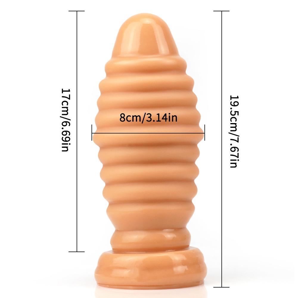 MoDi Soft Anal Plug Dildos Stimulate Vagina and Anus Big Butt Plug Anal Dilator Sex Toys for Women and Men