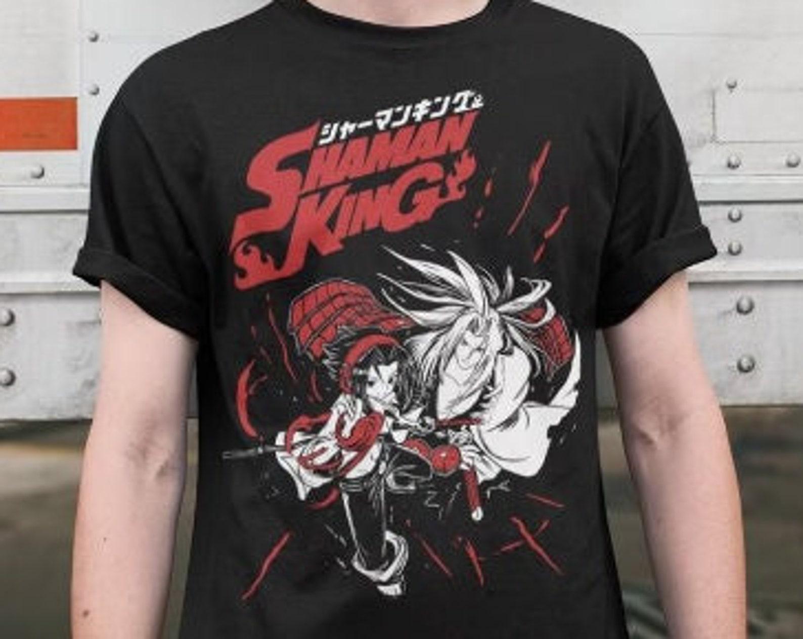 Shaman King Yoh Asakura T-Shirt, Anime Shirt, Manga Shirt, Japanese Shirt M