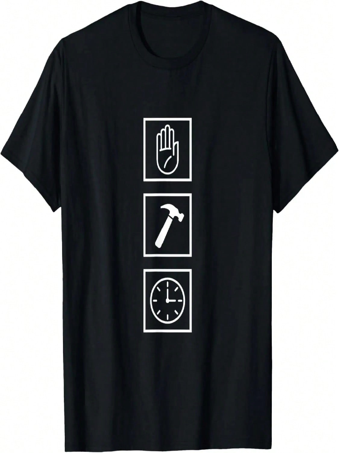 Funny - Stop Hammer Time Graphic Icon T-Shirt T-Shirt S разноцветный