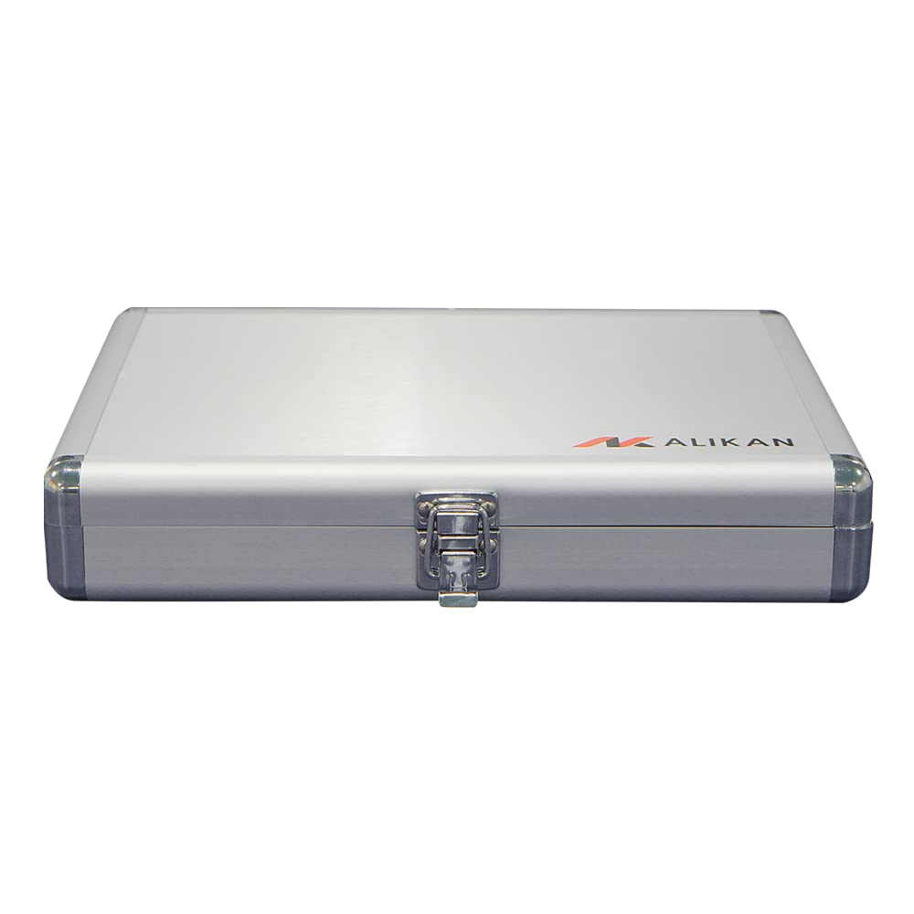 BAGandCASE ALIKAN 28 Types PC Table Tennis Racket Case PC Table Tennis Case Table Tennis Ball Case Table Tennis Ball Bag (S2-SILVER, SPP002: 29 X 22