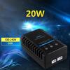 EU/US Plug AC 100-240V B3 20W Compact Balance Charger for 2S 3S Lithium Battery