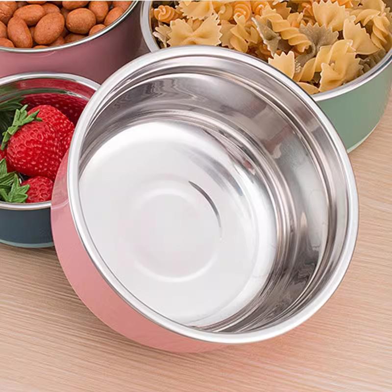 Stainless Steel Food-Grade Sealed Soup & Bento Bowl for Refrigerator