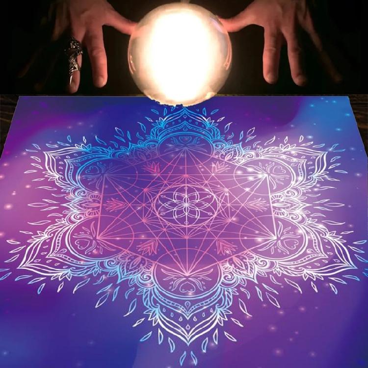 Metatron Tarotkarten Tischdecke Altartuch Astrologie Divinationen Wandteppich