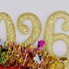 Year of 2026 Glittering Hairband For Adult Kids Adjustable Plastic Hair Hoop Festival Head Accessory for Holiday Event