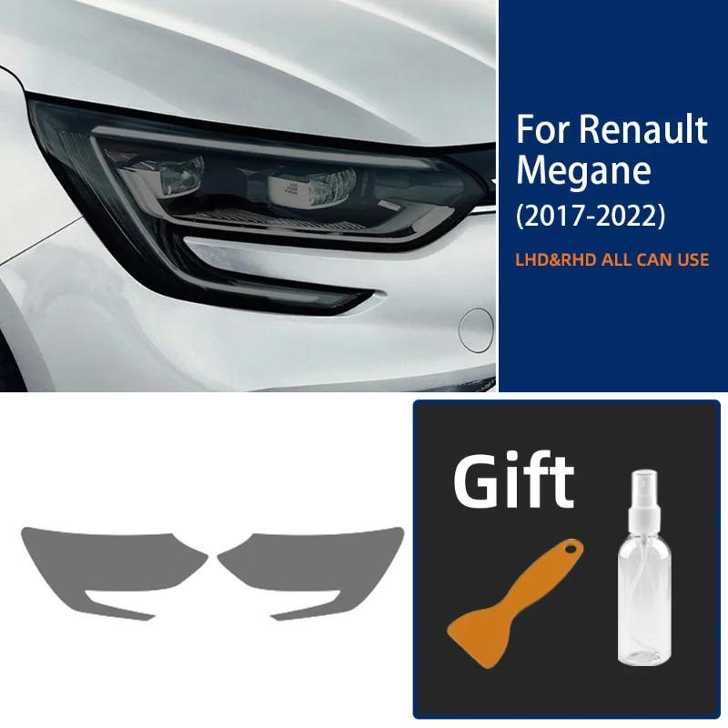 Per Renault Megane 4 2017 2018 Pellicola Protettiva Fari Auto Tinta Nero Fumè Wrap Vinile Adesivo Trasparente TPU