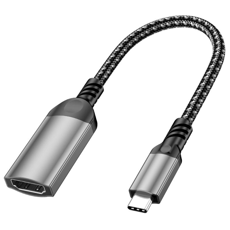 

Type C To HDTV-compatible Converter Cable 4096x2160 60Hz/30hz 4K Output For USB C Laptops And Displays серый