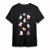 Women's Plus Size Classic T-Shirt Nine Cats On Multicolor Yarn Balls Print Tee