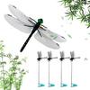 Dragonfly Clip for Insects Repellent 3D Artificial Dragonfly Hat Clip Clip-on Realistic Dragonfly for Outdoor Backyard Garden Decor