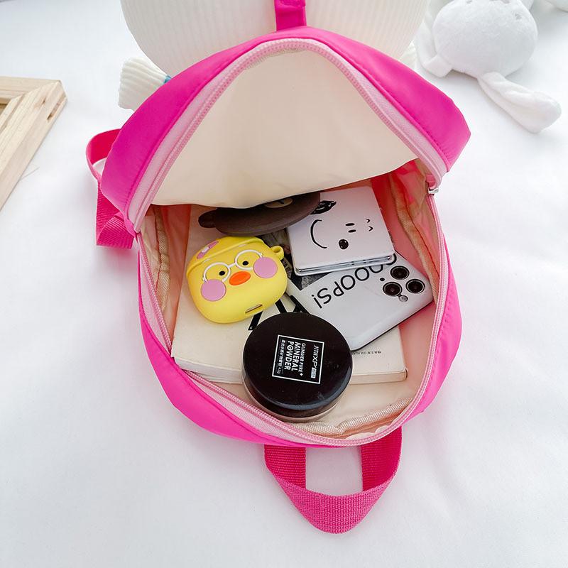 Entzückender Plüsch-Cartoon-Rucksack im koreanischen Stil für Kinder Leichtes, strapazierfähiges Nylon-Design