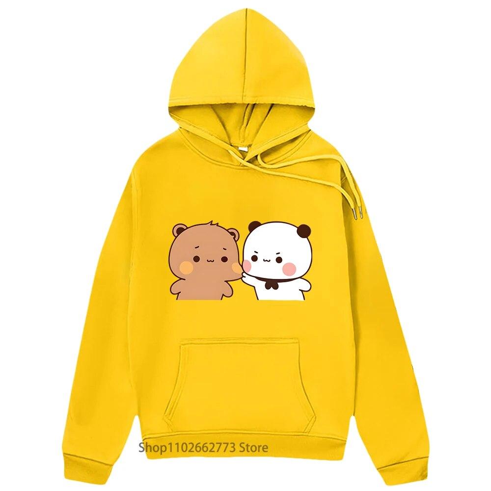Buy Kawaii Graphic Hoodie Bubu Dudu Love Seatshirts Cartoon Panda