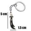 Islam Muslim HZ Zulfiqar Sword of Imam Ali Stainless Steel Key Ring , HZ . Ali Key Chain