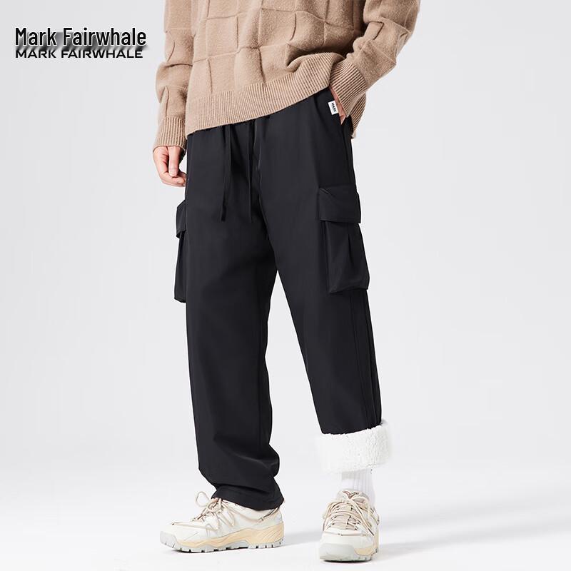 Mark Fairwhale Men's Workwear Fleece-Lined Casual Pants