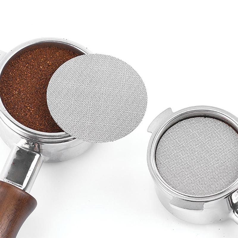 Coffee Filter Screen Stainless Portafilter Puck Screen Reusable Filter Mesh Screen for Espresso Coffee Machine 51/53.5/58.5 MM