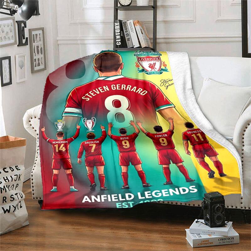 Legends Liverpool Gerrard'S Legacy Blanket Home Decor Camping Trip Office Rest Blanket Christmas Gifts Air Conditioning Blanket