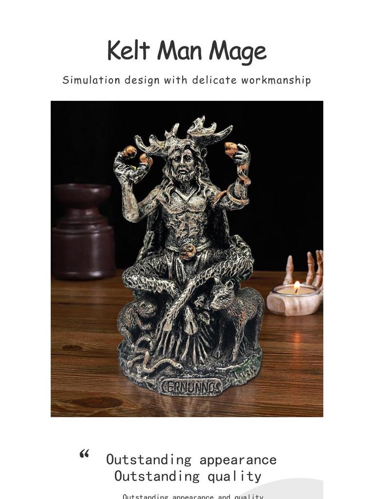 Tierwächter Harz Waldornamente - Kleine Tischdekoration