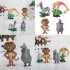 Madagaskar Film Akční figurky Mini a roztomilé hračky Pro děti Bezpečný PVC materiál