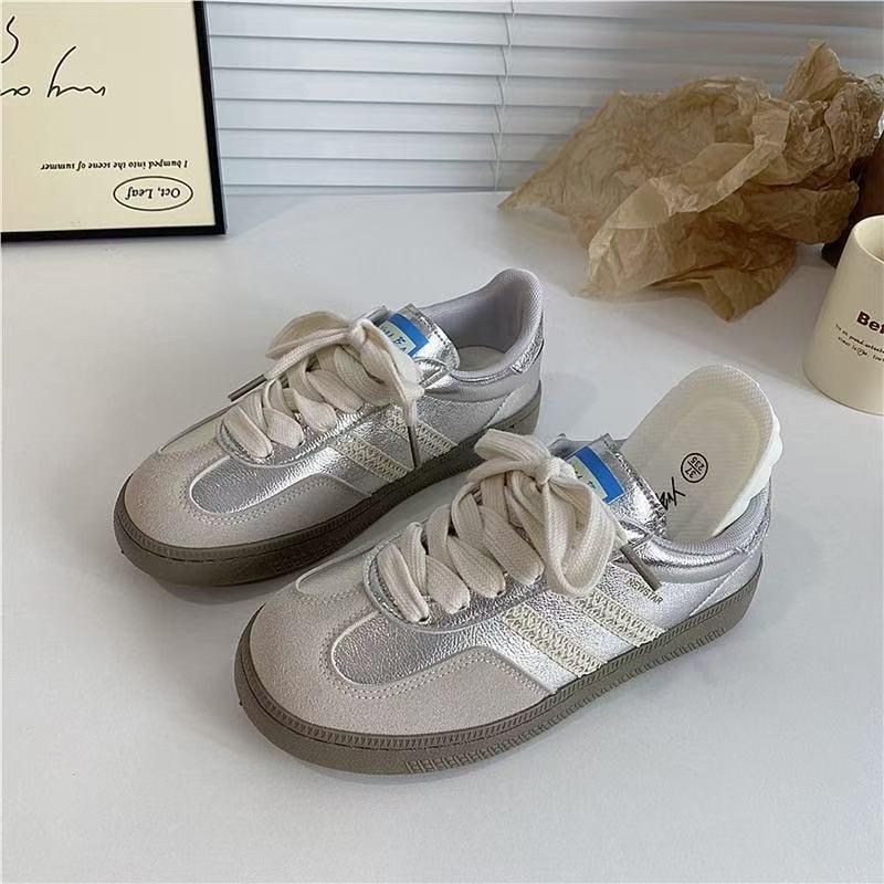 Retro Nische Damen Sommer neue kleine weiße Schuhe vielseitig atmungsaktiv lässige Board-Schuhe