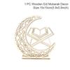 Ramadan Night Lights Star And Moon Wooden Festival Craft Lamps Muslim Eid Party Decoration Candles Atmosphere Lights