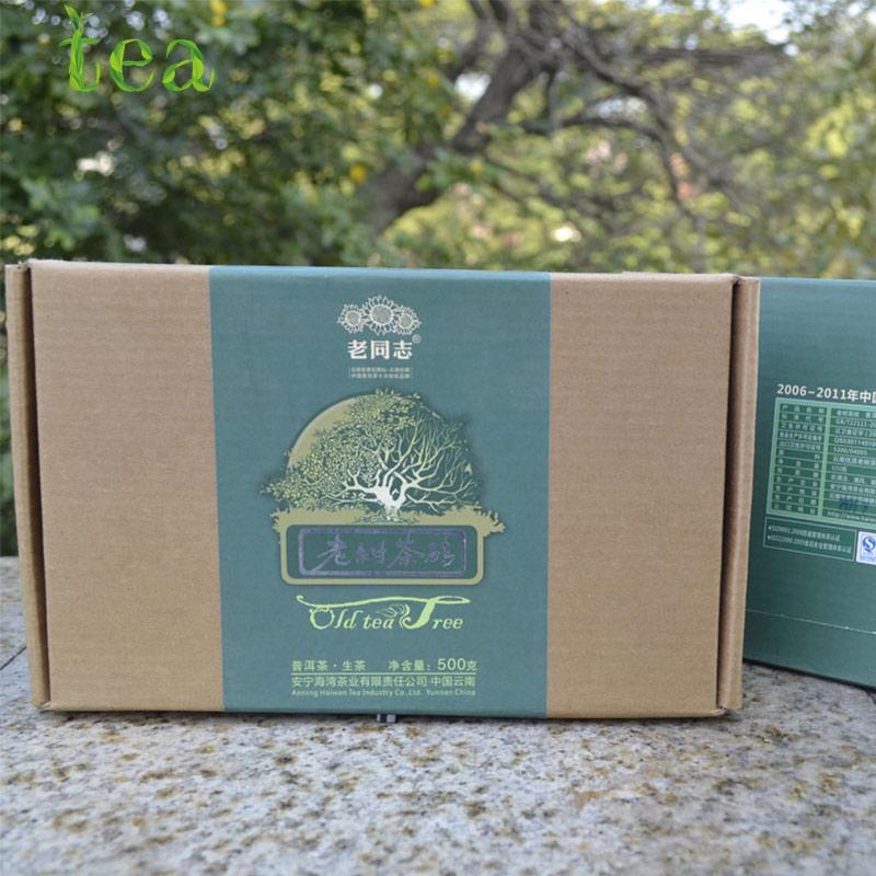 

Чай LaoTongZhi Shen Puer Old Tree Brick Haiwan Sheng Pu Erh 500 г, 2012 г.