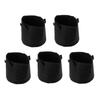 5PCS 3 Gallon Grow Bags Non Woven Fabric Gardening Pots Vegetable Potato Tomato Flower Growing