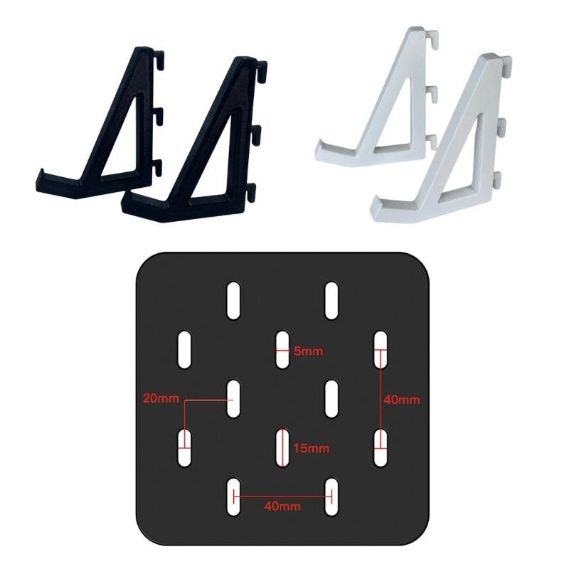 40mm Pegboard Keyboards and Controller Hook Holder Stand for Efficient Space Utilization In Home Office or Gaming Room