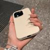 Schwarze gestrickte iPhone 15 Einfache und High-End 13/14 Hülle 12 Schutzhülle Weich