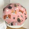1pc Cute Animals Pattern Umbrella with Plastic Handle,Suitable for All Seasons Home Travel Outdoor UmbrellaDD1379
