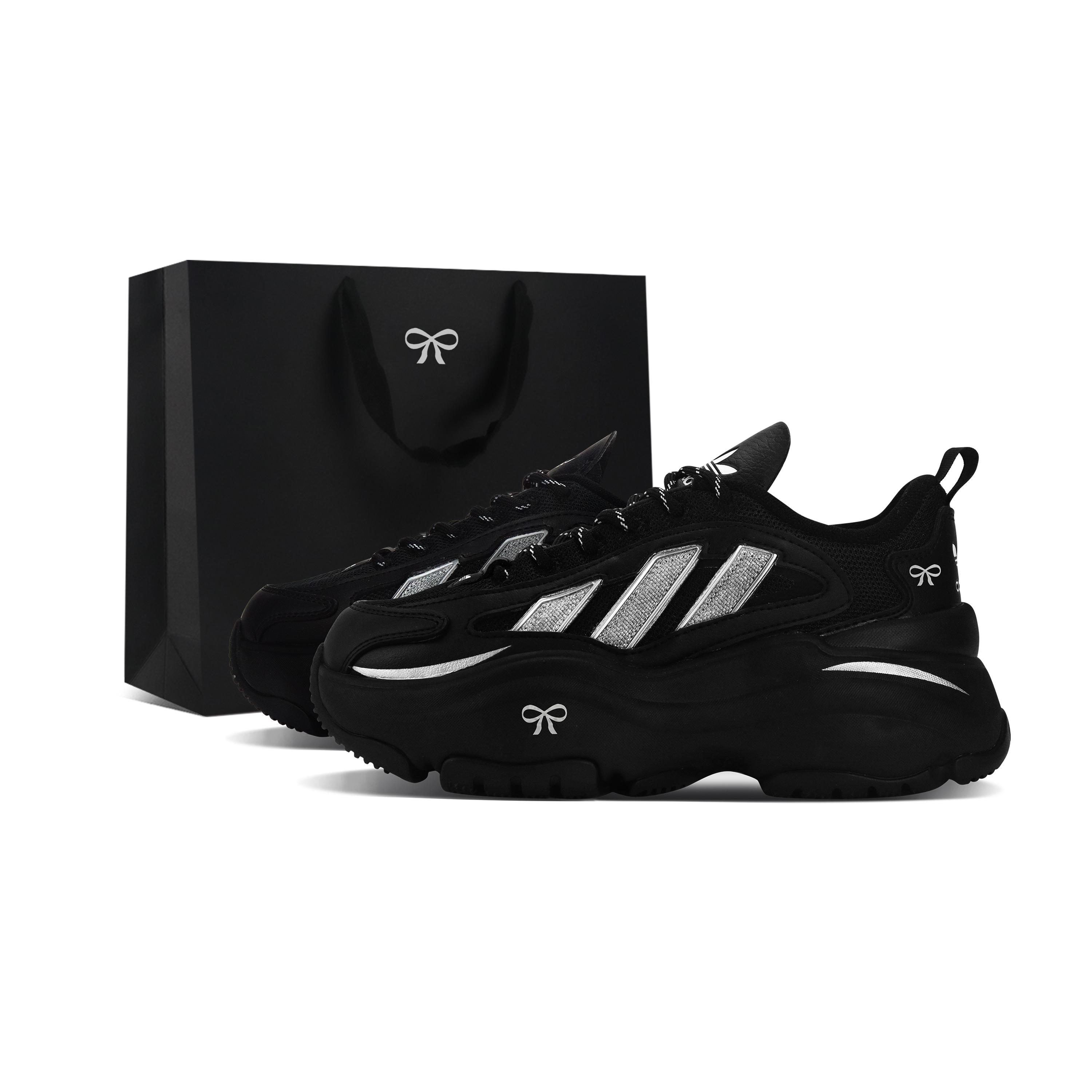 Adidas Originals OZGAIA Lightweight Height Increasing Lightweight Height Increasing Low top Chunky Sneakers Women s JQ4110(Team1739-BOX) 35⅔