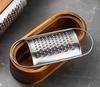 Wooden Stainless Steel Base Cheese Grater Cheese Vegetable and Fruit Shredder Garlic Paste Seasoning Household Kitchen Tools