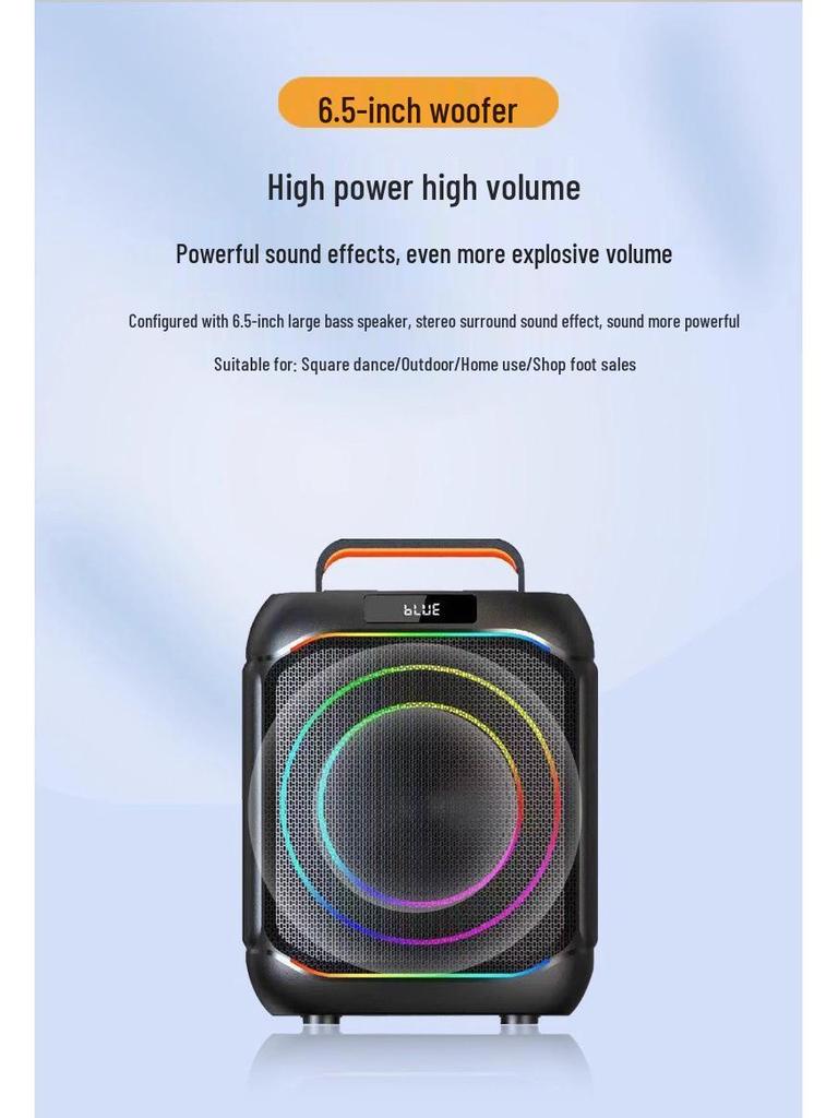 Aiwa K6 High Volume Bluetooth Outdoor Home Karaoke Speaker