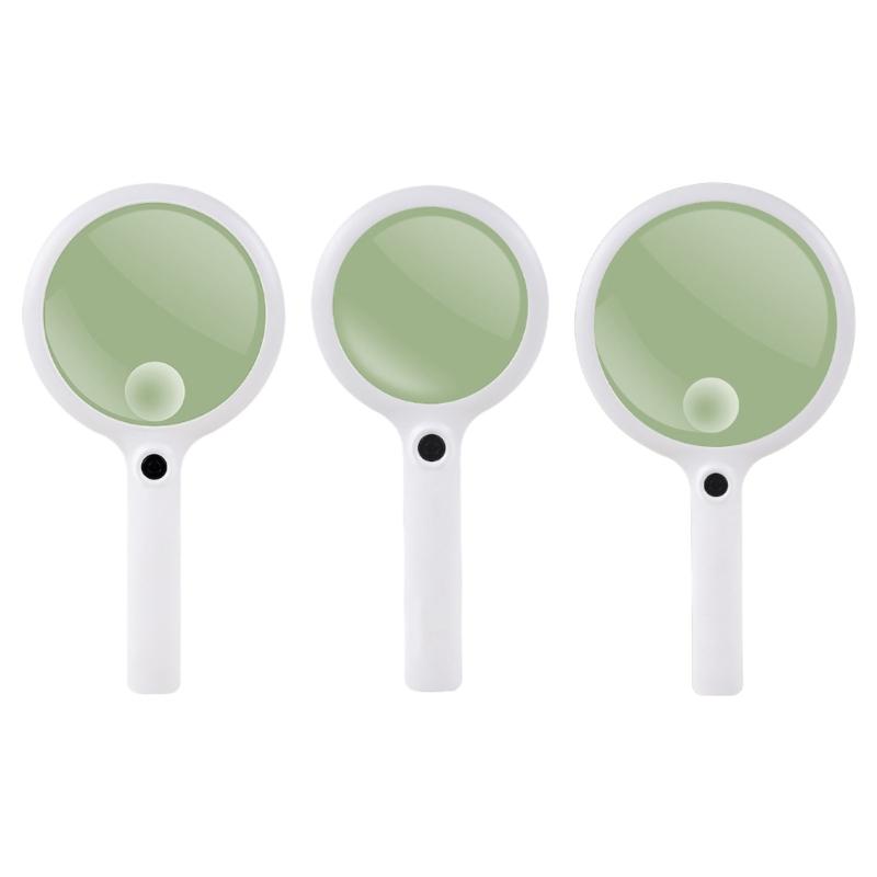 

Professional Magnification Handheld Magnifier with Light for Reading Small Print