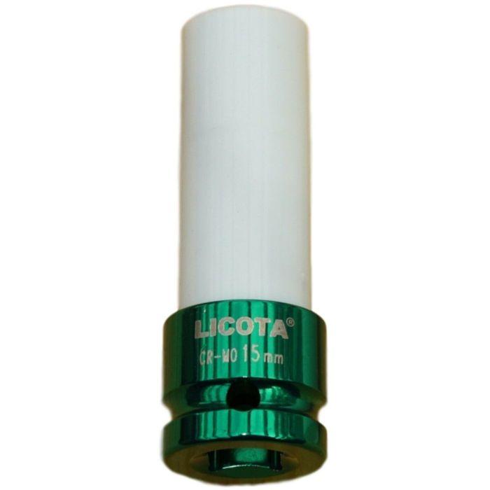 Douille à Choc Jante Alu 1/2 Pouce, SW 15mm, Acier Chrome-Molybdène