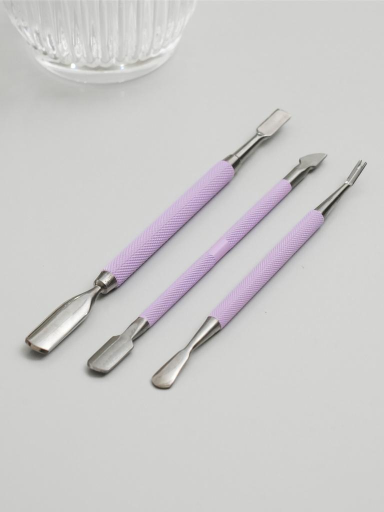 Dual-Ended Stainless Steel Nail Cuticle Pusher