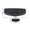 For GEELY Monjaro Manjaro KX11 ABS Logo Sticker Black Badge Emblem Racing Grill Hood Styling Decorative Sticker Car Accessories