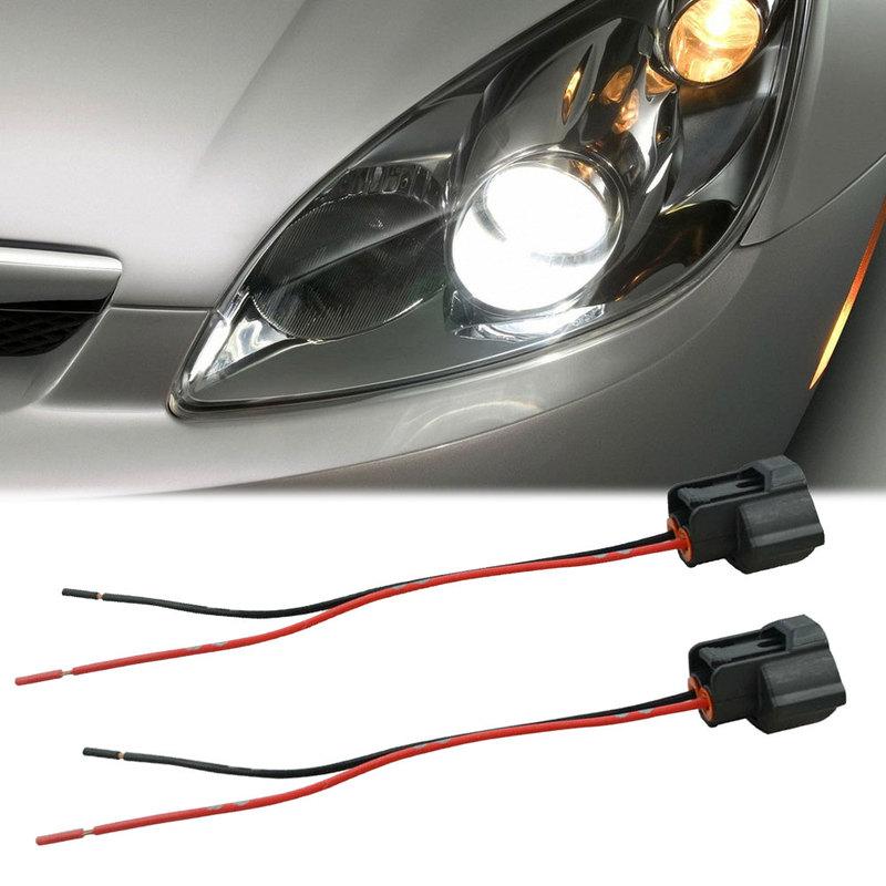 2pcs Auto Light Accessories Universal Car Lights H8 Female Connector Car Fog Light Adapter Plug Car Lamps Socket Connectors