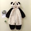 Panda Rabbit Pattern Baby Romper Pajamas 0-24months Toddler Outfit  Boy Girl