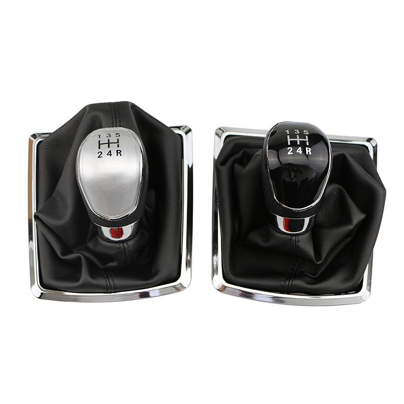 Buton de schimbare a vitezei cu 5 6 viteze ABS/Ghâc din piele pentru Ford Focus 2 MK2 2005 - 2011 Fiesta Kuga