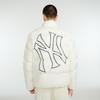 MLB Down Jackets Unisex Cream Stand Collar Moderate Other (Unisex) Down Jackets 3ADJB0436 50CRS