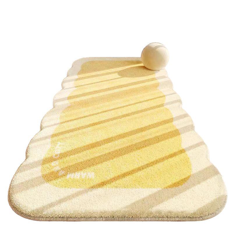 Weicher Teppich in Kaschmir-Optik für Schlafzimmer, Wohnzimmer oder Erker