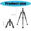 Lightweight Tabletop Tripod For DSLR Cameras Extendable 150mm To 420mm Solid Aluminum Alloy Construction 3/8Inch Mount