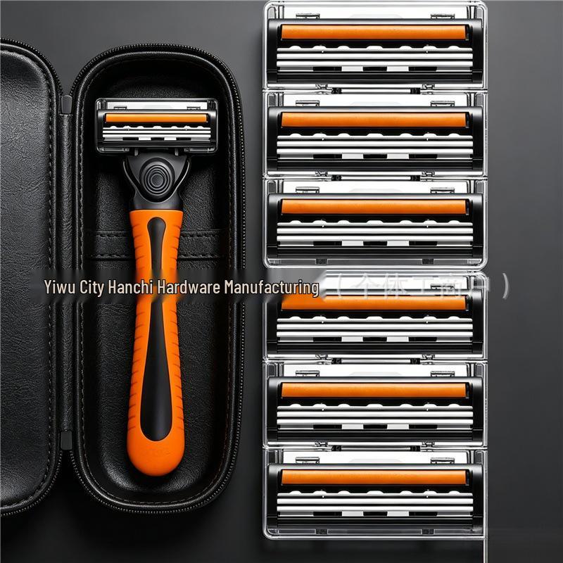 Han Chi 6-Layer Manual Razor Blade - Old-Fashioned Shaver