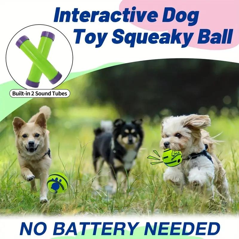 Funny Interactive Giggle Ball for Dog IQ Training Pet Toy Stimulating Play Mental Stimulation and Exerci