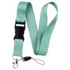Pure Color Credential Holder Lanyard For Keys Neck Strap Id Card Badge Holder Key Chain Key Rings Accessories Christmas Holiday Gifts