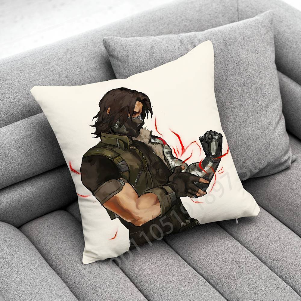 B-Bucky B-Barnes Soldier Throw Pillow Case For 55cm 40cm 45cm 50cm 30cm Square Office Pillowship Cover