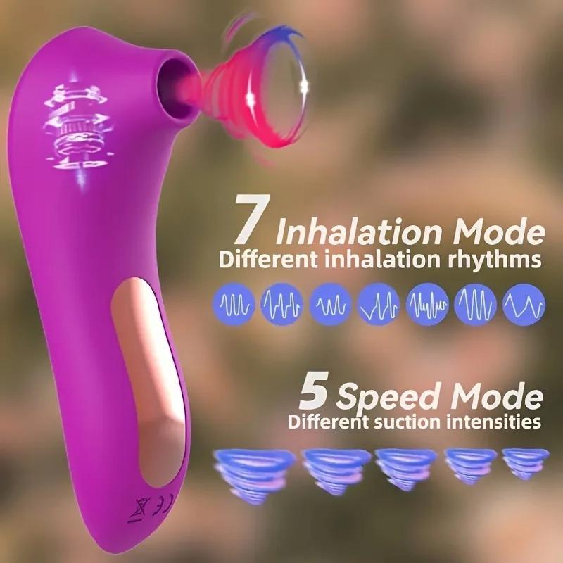 Leistungsstarke Sauger Klitoris Saugen Vibrator Weibliche Klitoris Nippel Oral Vakuum Stimulator Massage Sex Spielzeug Erwachsene Waren für Frauen