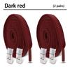 2 Paar 8 MM Breedte Elastische Schoenveters Sneakers Drukknop Veters Zonder Strikken Kinderen Volwassenen Geen Strik Schoenveters voor Schoenen Accessoires