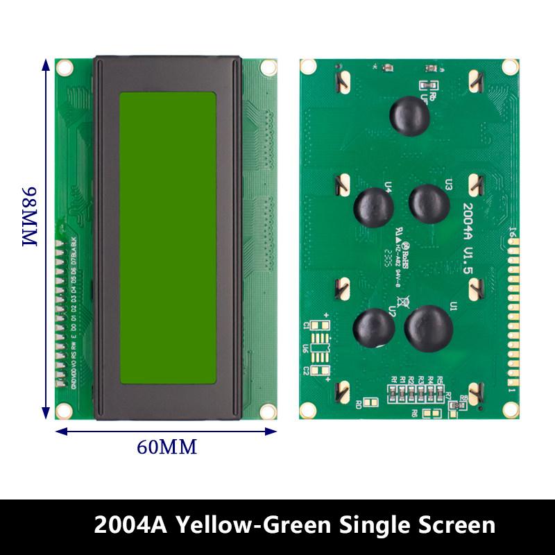 LCD Liquid Crystal Display Module 1611A 1111A Blue / Yellow-Green Backlight Custom Character Sleep Mode for Arduino
