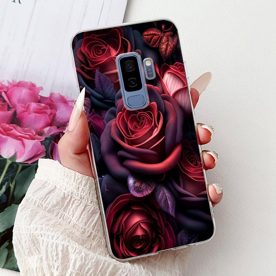 For Samsung Galaxy S9 Case SM-G960F Cute Cat Painted Cover Soft Slim Phone Case For Samsung S9 Plus S 9 Galaxy S9+ SM-G965F Bags