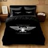 Imperium Man Pattern Bedding Quilt Set Quilt Cover Pillowcase Home Birthday Gift(1 * Duvet Cover + 2 * Pillowcase, Without Core)